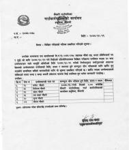 लगत प्रविष्टकर्ता पदको लिखित परीक्षाको नतिजा प्रकाशन गरिएको सूचना । 